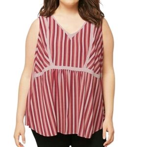 Lane Bryant Striped Tank